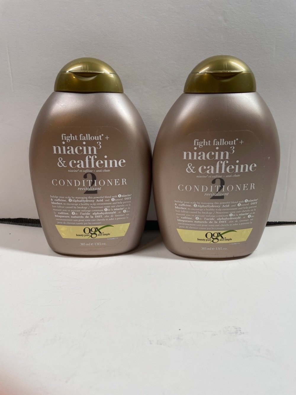 OGX Fight Fallout Niacin³ & Caffeine Conditioner - lot of 2